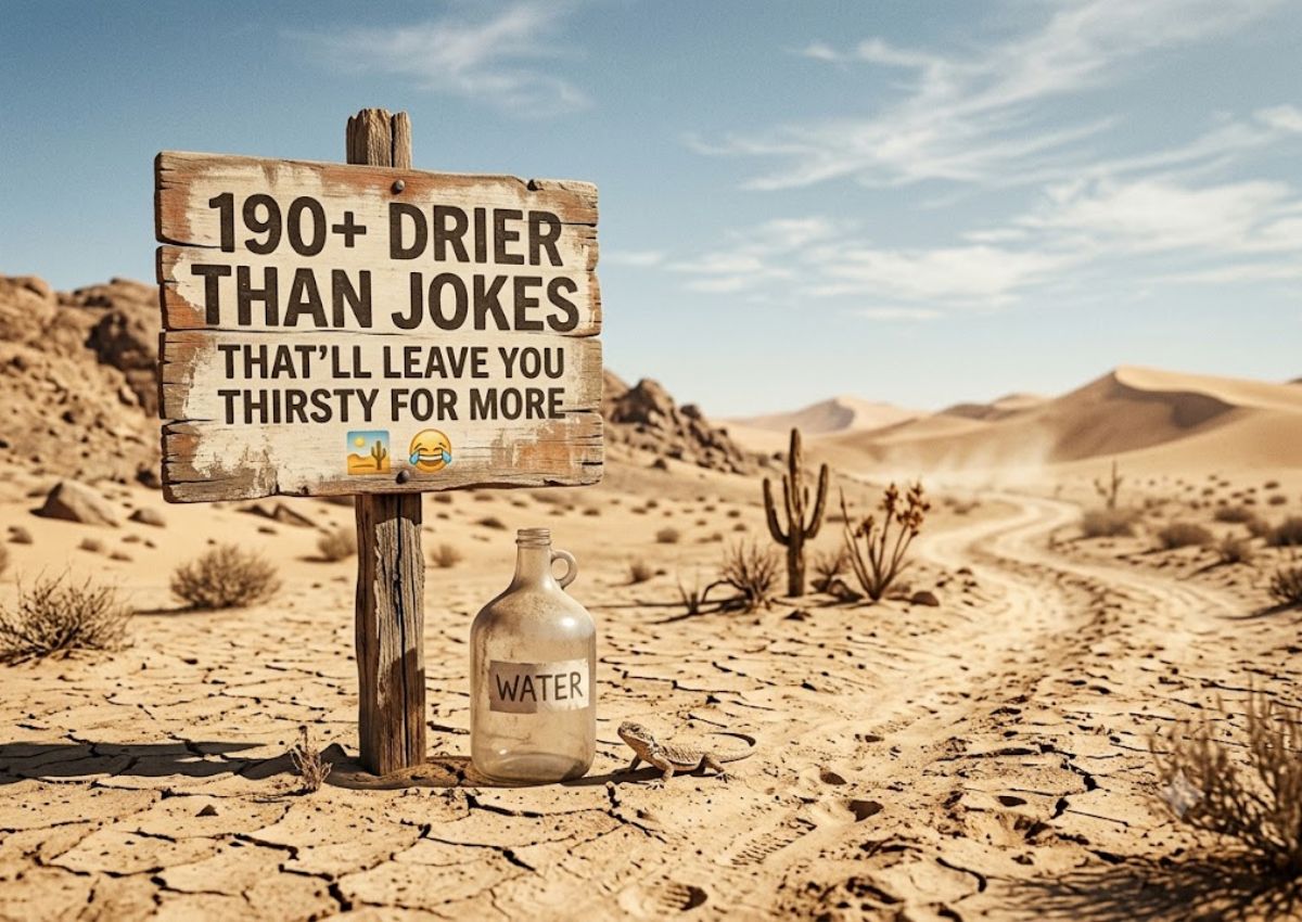 190+ Drier Than Jokes
