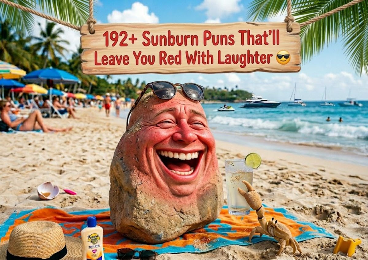 192+ Sunburn Puns