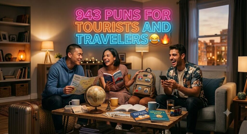 943 Puns for Tourists and Travelers