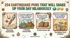 Earthquake Puns