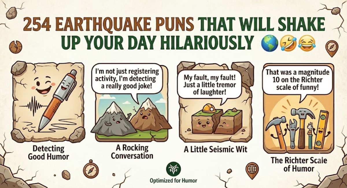 Earthquake Puns