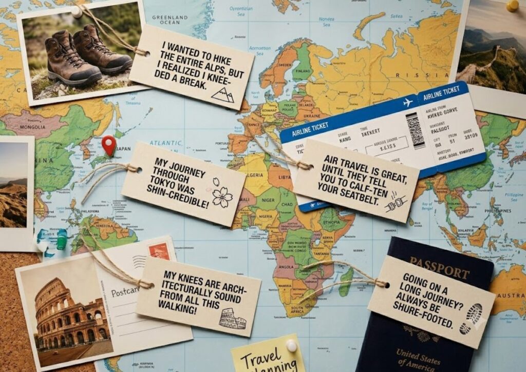 Leg Puns for Tourists and Travelers