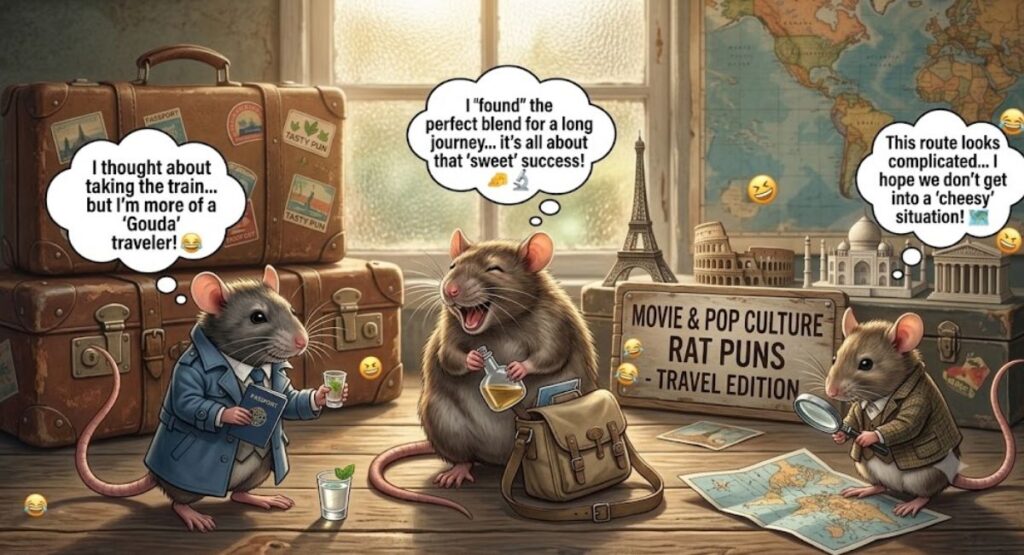  Movie & Pop Culture Rat Puns