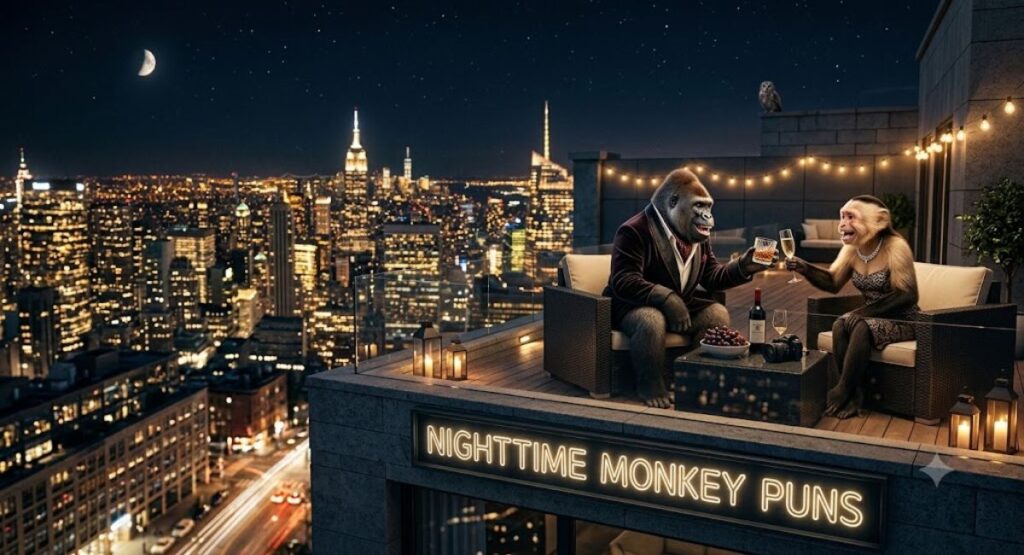  Nighttime Monkey Puns