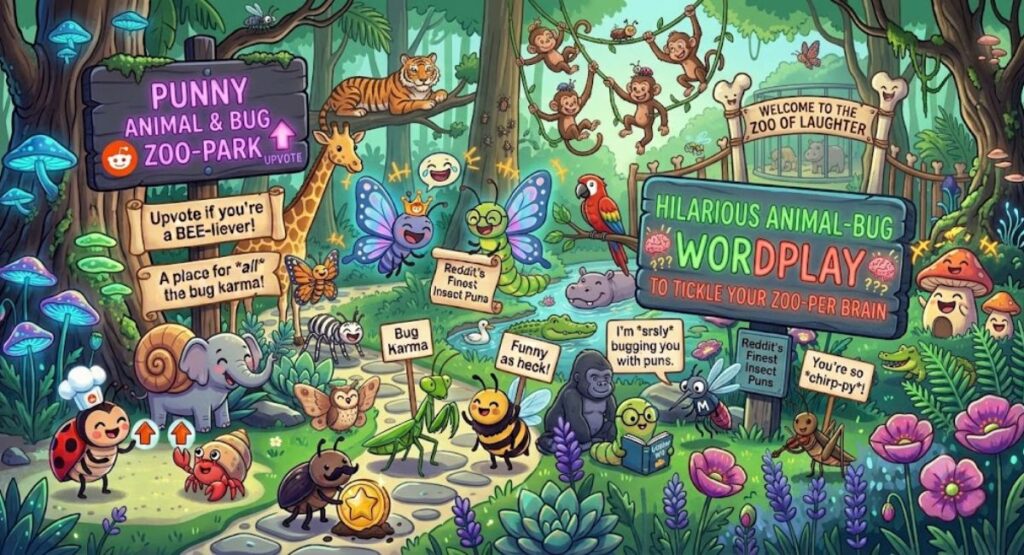 Punny Animal & Bug Combos
