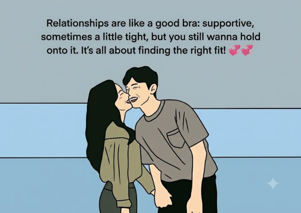 Relationship and Love Bra Puns
