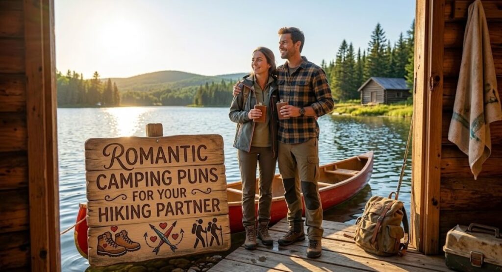 Romantic Camping Puns 