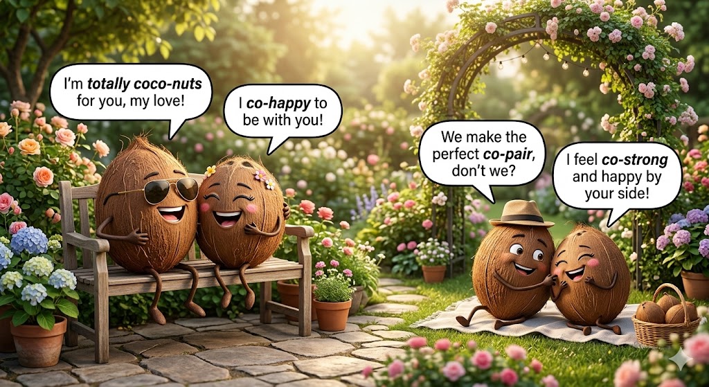 Romantic Coconut Puns