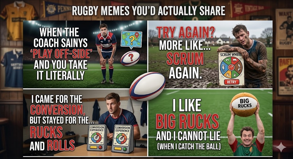 Rugby Memes You'd Actually Share
