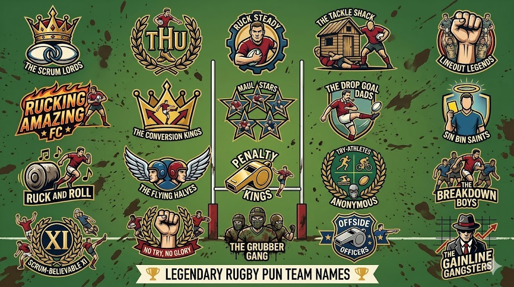 Rugby Puns Team Names 