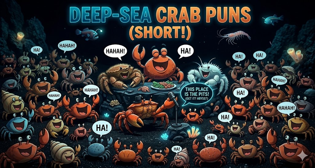 Short Crab Puns