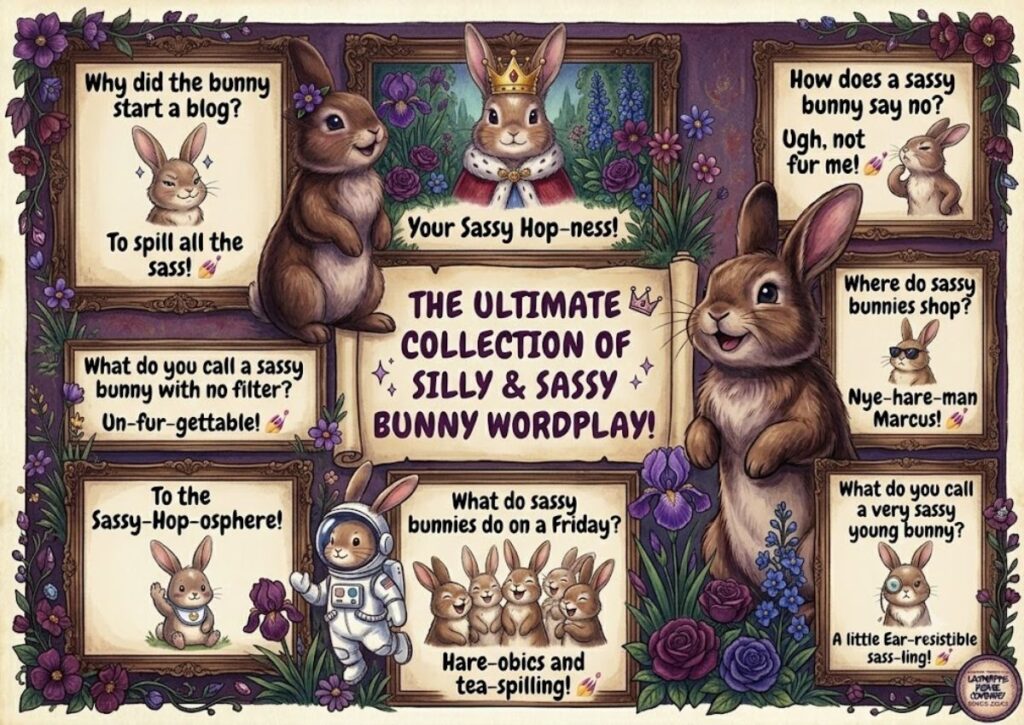 Silly & Sassy Bunny Wordplay