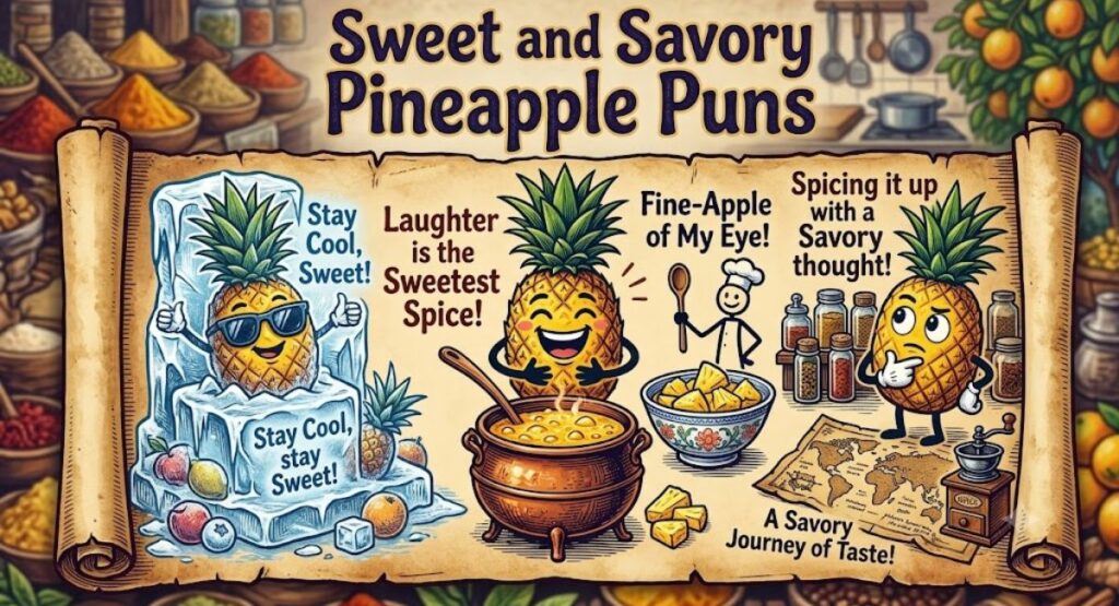Sweet and Savory Pineapple Puns