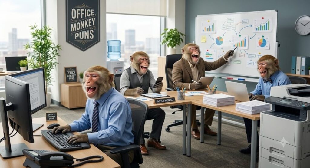 Work & Office Monkey Puns