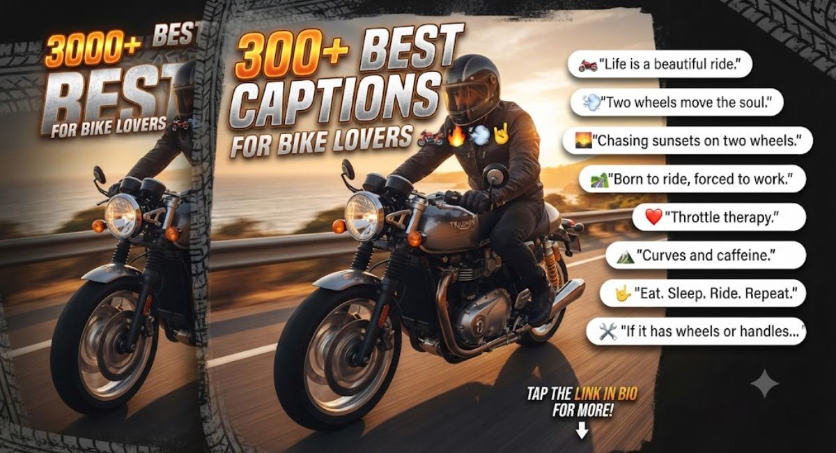 Captions for Bike