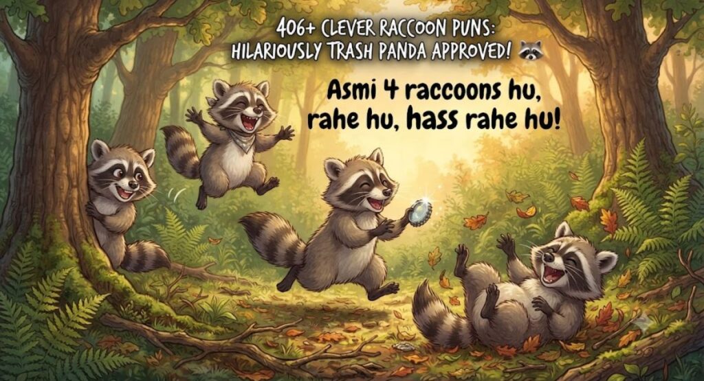 Clever Raccoon Puns