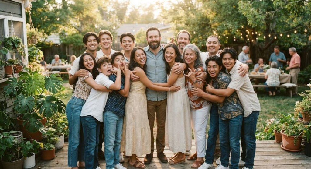 Cousin Group Photo Captions