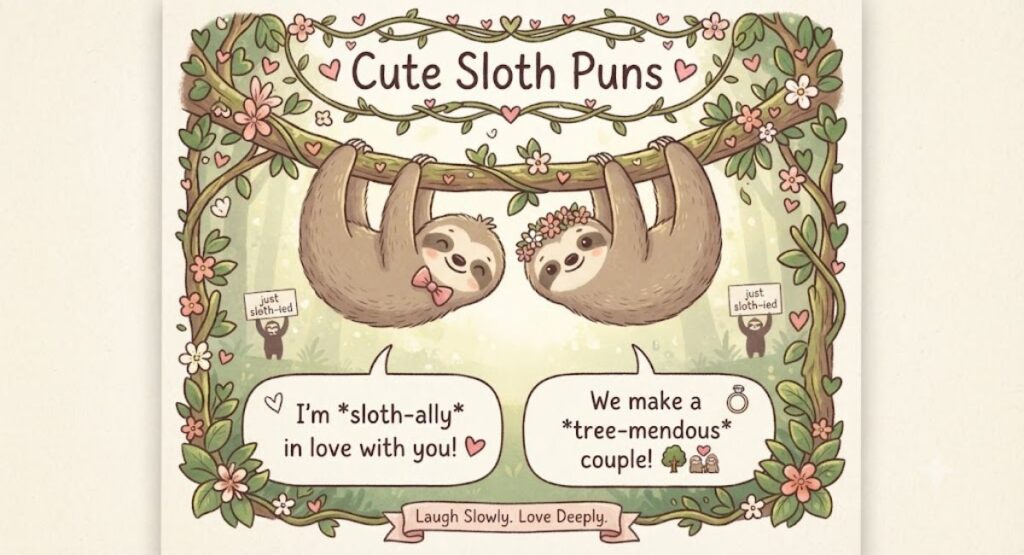 Cute Sloth Puns ๐