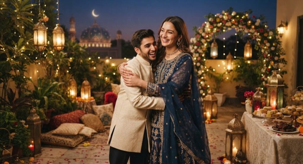 Eid Mubarak Wishes for Brother and Sister