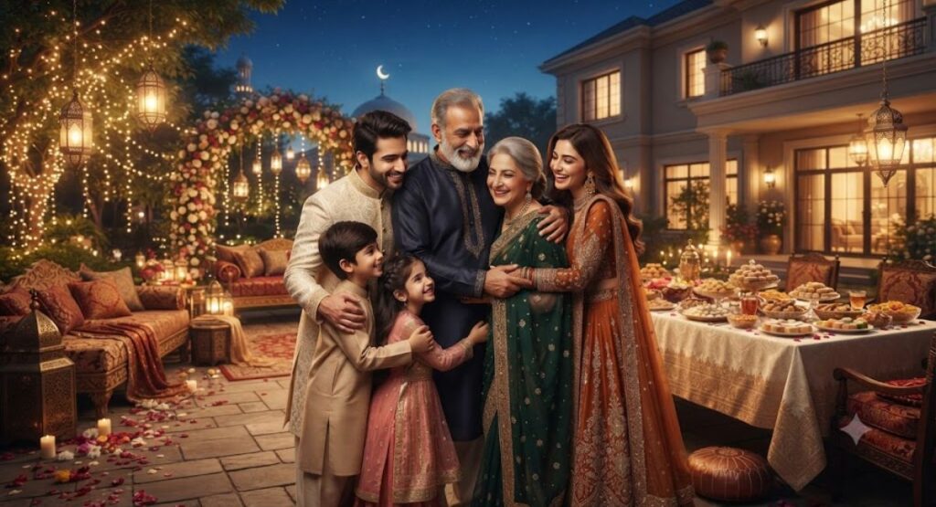 Eid Mubarak Wishes for Family