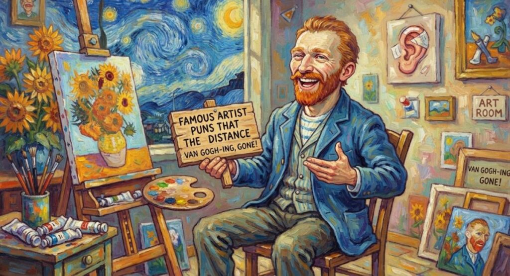 Famous Artist Puns