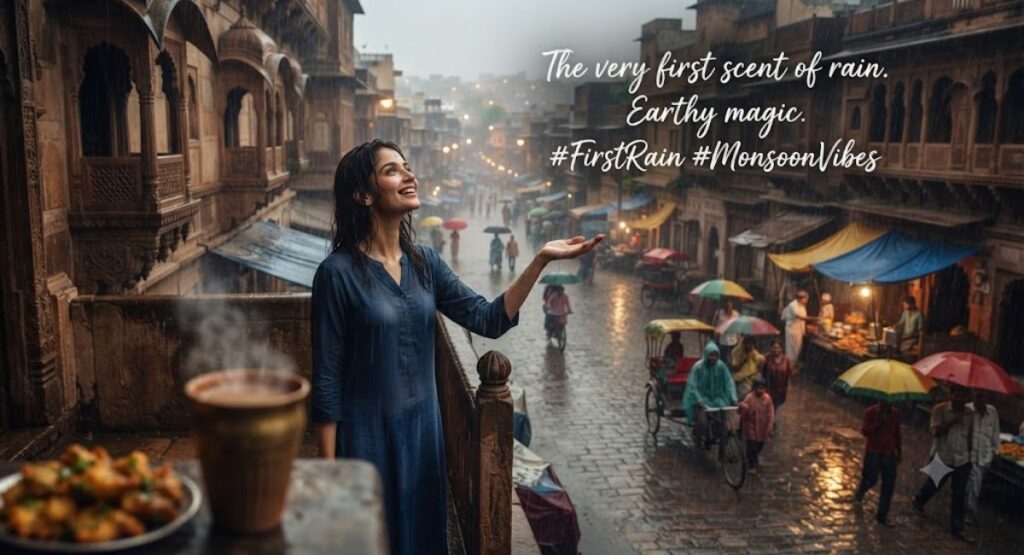 First Rain Captions for Instagram 