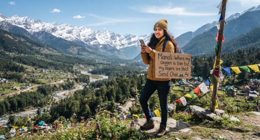 Funny Manali Captions for Instagram