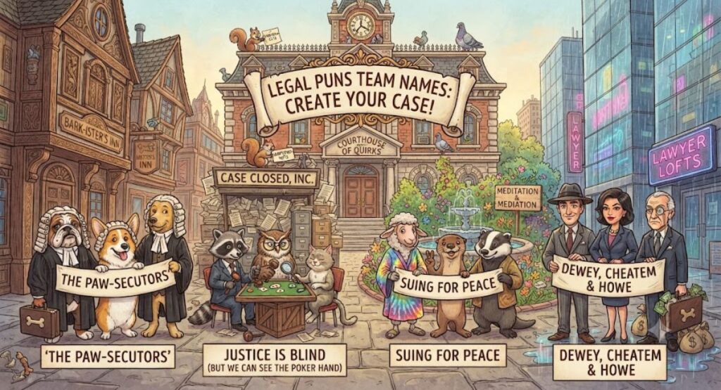 Legal Puns Team Names 