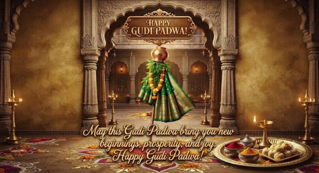 Long Gudi Padwa Caption in Marathi