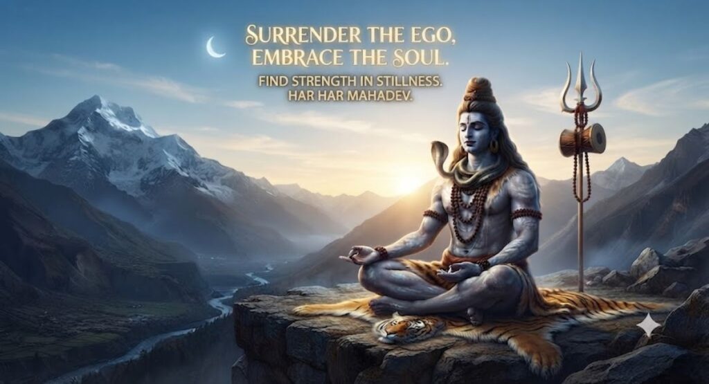 Motivational Mahadev Captions Quotes