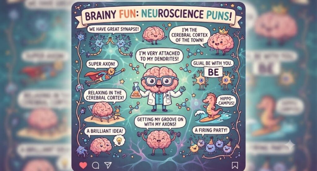 Neuroscience puns for instagram