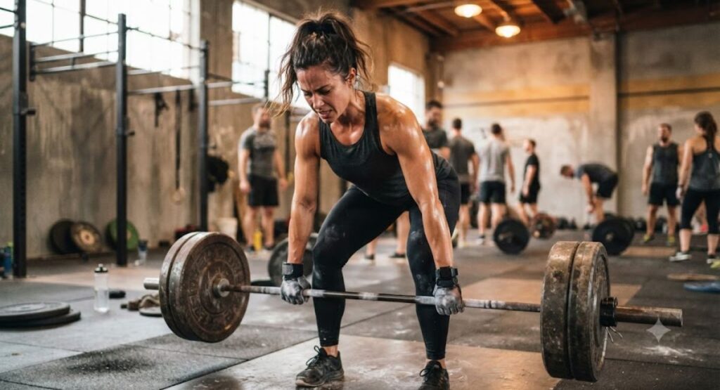 One Word Caption for Gym