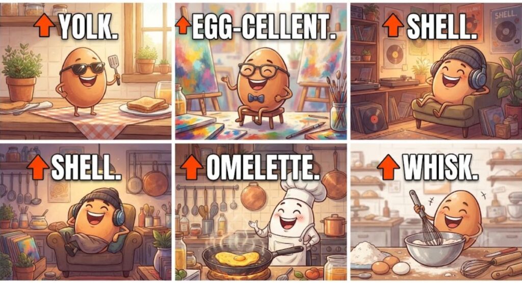 One Word Egg Puns Reddit