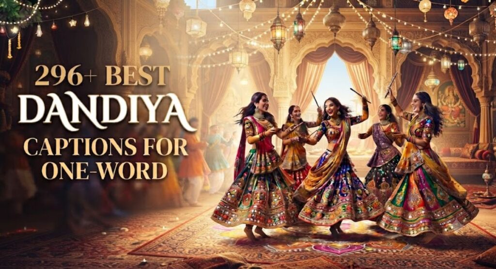 One Word Navratri Captions for Instagram