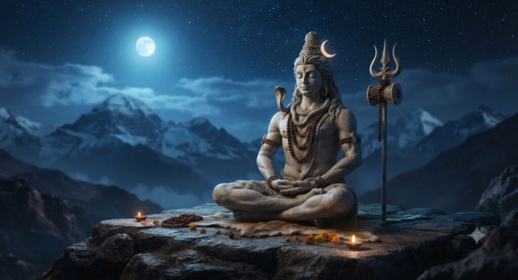 Peace & Meditation Mahadev Captions Quotes 