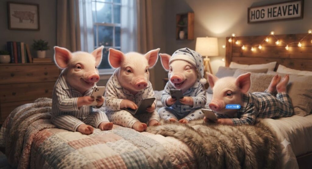 Pig Text & Message Puns