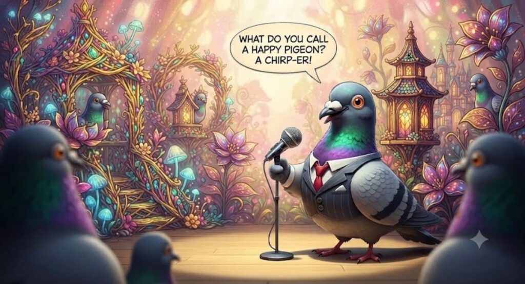 Pigeon Puns Captions