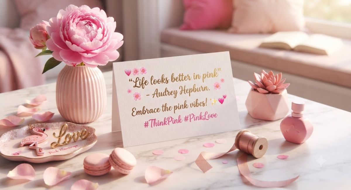 Pink Captions for Instagram
