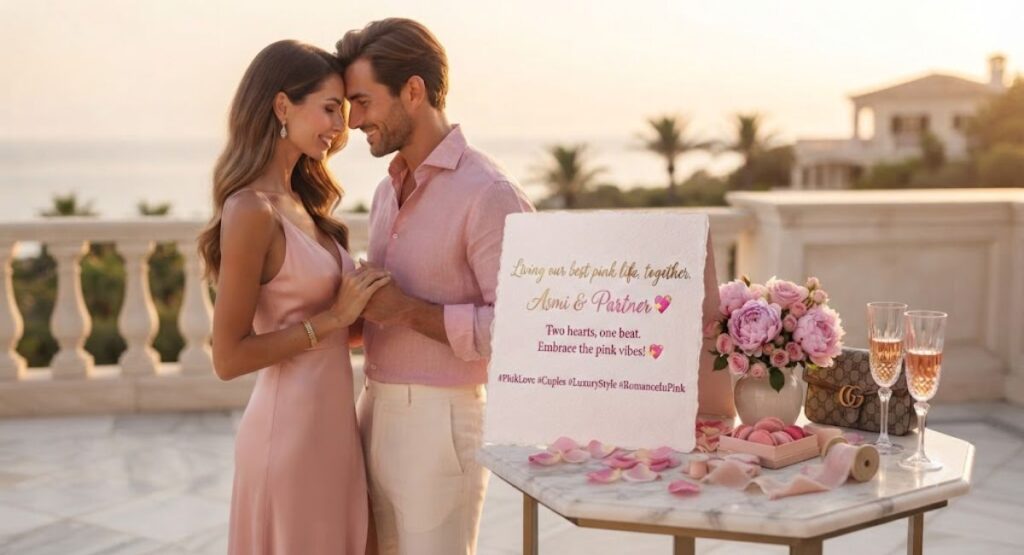 Pink Love Captions 