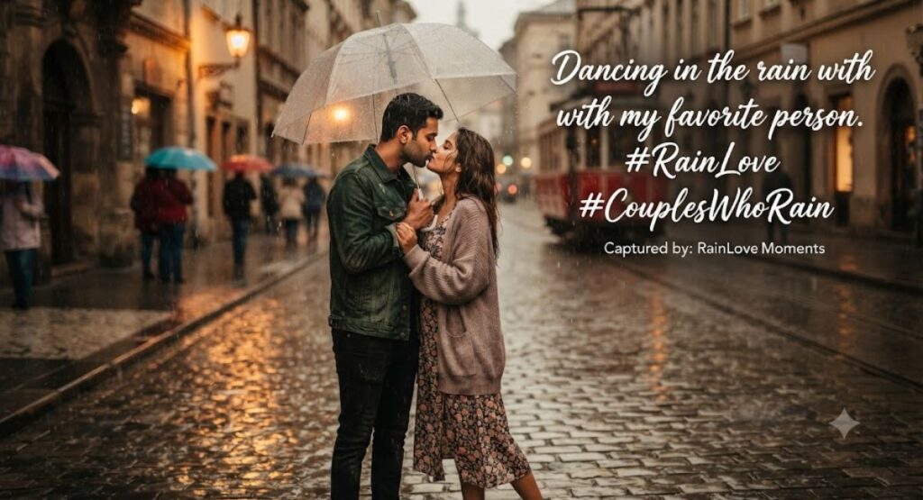 Rain Love Captions for Instagram 