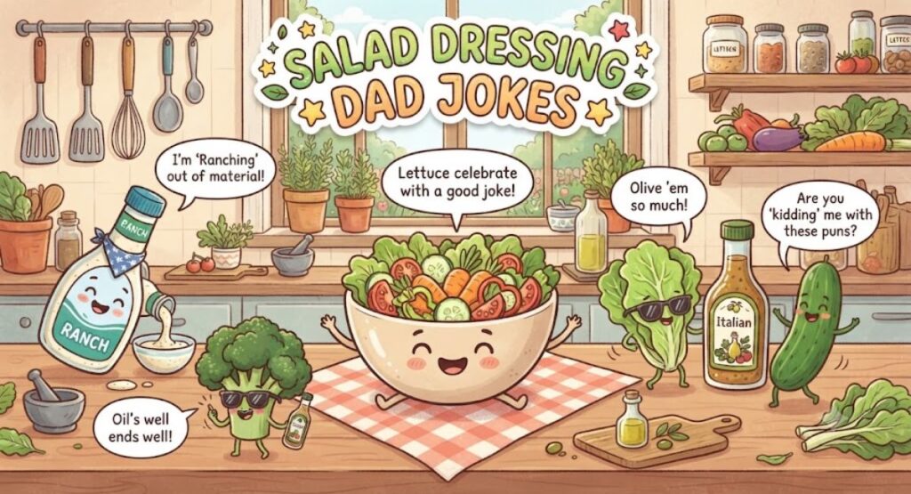 Salad Dressing Dad Jokes