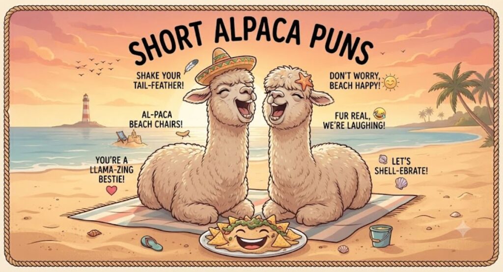 Short Alpaca Puns