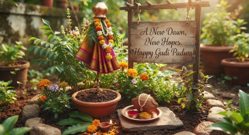 Short Gudi Padwa Wishes in Marathi