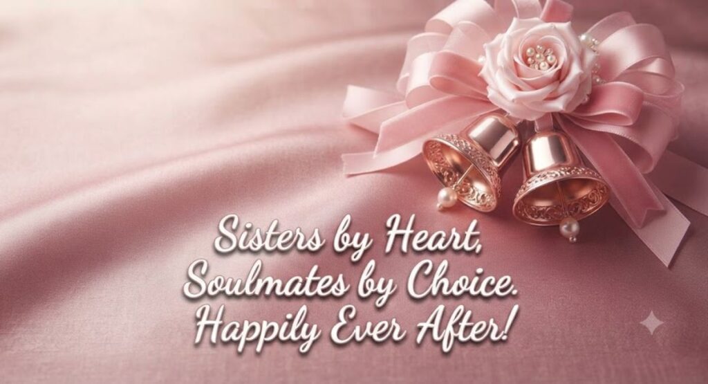 Sister Wedding Caption for Instagram