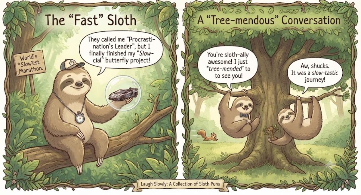 Sloth Puns