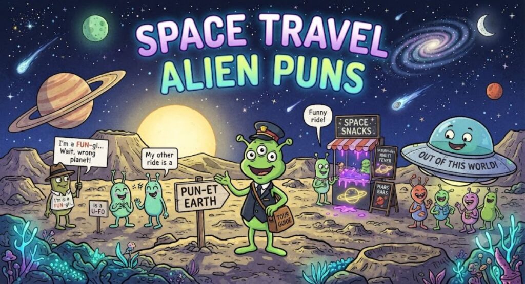 Space Travel Alien Puns