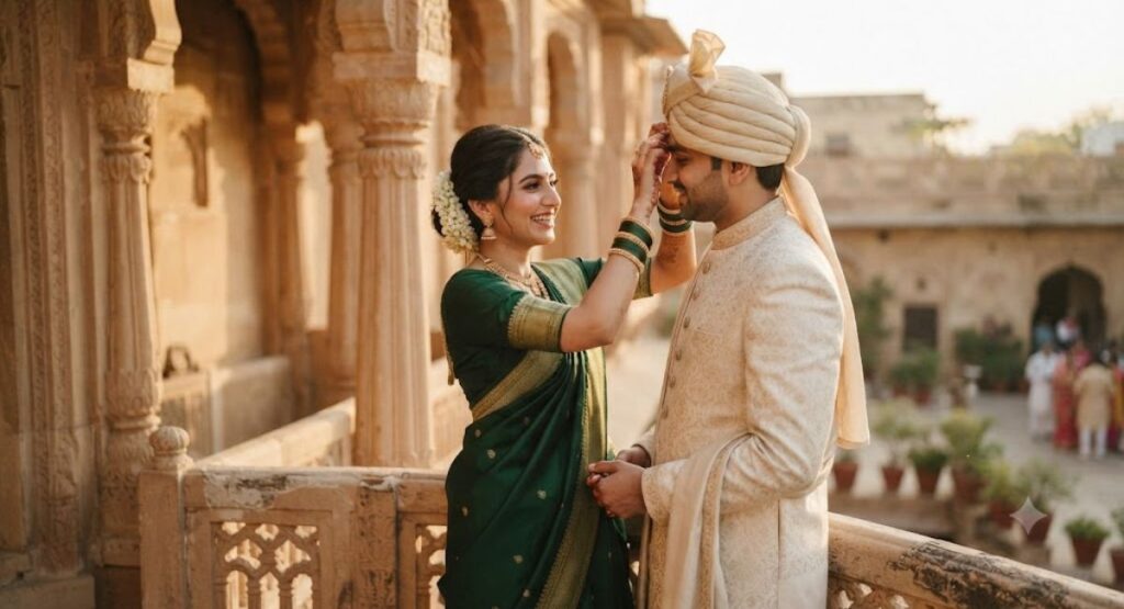 Traditional Outfit Couple Captions for Instagram 