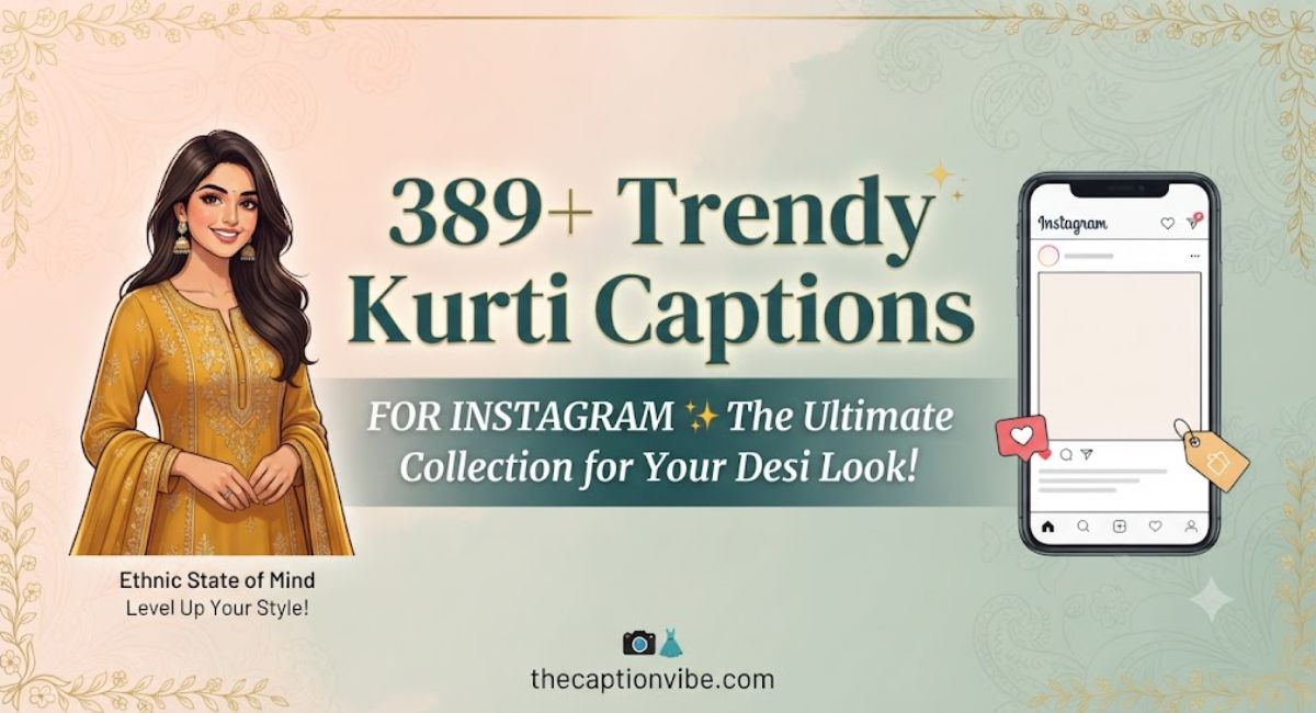 Trendy Kurti Captions