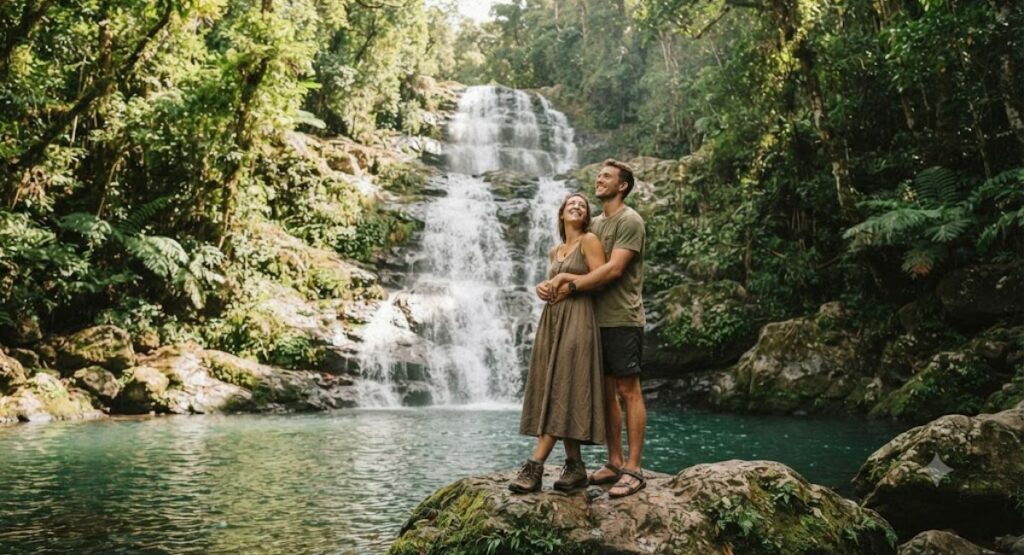 Waterfall Captions for Instagram for Couples 