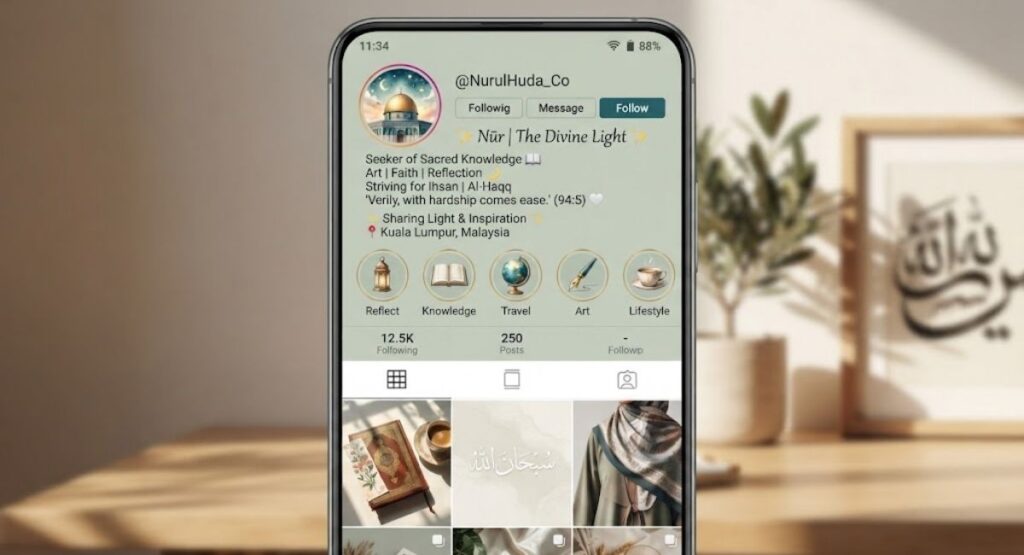 Aesthetic Islamic Bio for Instagram